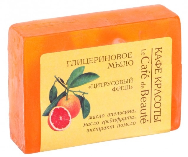 Sapun glicerina ulei portocal grepfrut 100g - BEAUTY CAFE