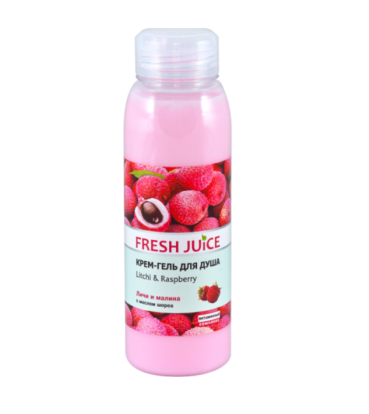 Gel dus cremos litchi zmeur 300ml - FRESH JUICE