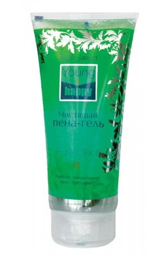 Gel spumant curatare ten gras/normal Young Happy 200ml - BELLE JARDIN