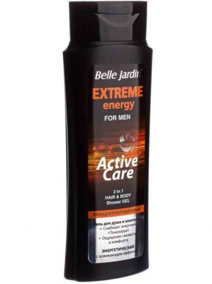 Sampon gel dus barbati Extreme Energy 400ml - BELLE JARDIN