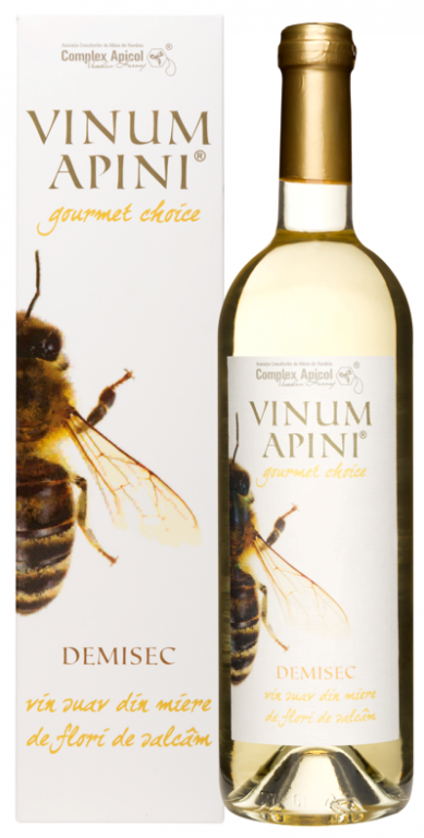 Vin alb demisec miere salcam Vinum Apini 750ml - COMPLEX APICOL