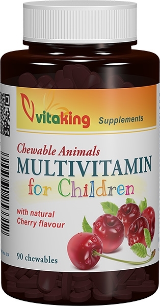 Multivitamine minerale masticabile copii 90cp - VITAKING