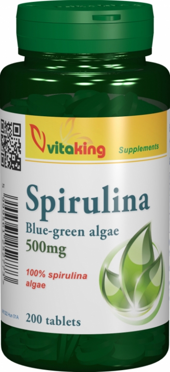 Spirulina 500mg 200cp - VITAKING