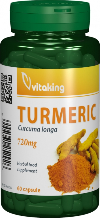 Turmeric 720mg 60cps - VITAKING