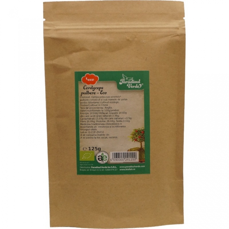 Pulbere cordyceps ET eco 125g - PARADISUL VERDE