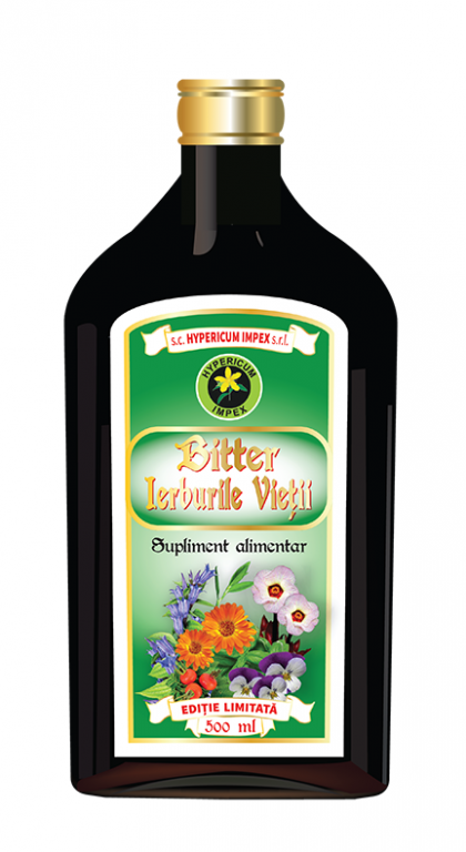 Bitter ierburile vietii 500ml - HYPERICUM PLANT