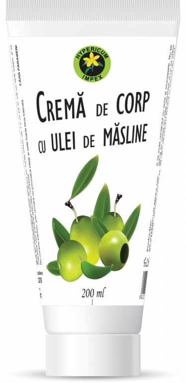 Crema corp ulei masline 200ml - HYPERICUM PLANT