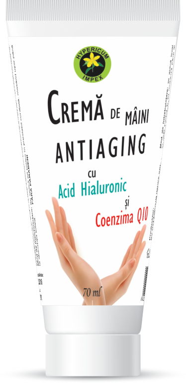 Crema maini antiage acid hialuronic 70ml - HYPERICUM PLANT