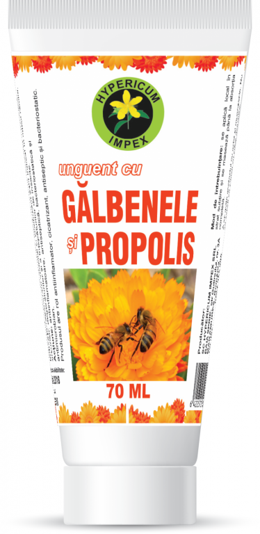 Unguent galbenele propolis 70ml - HYPERICUM PLANT