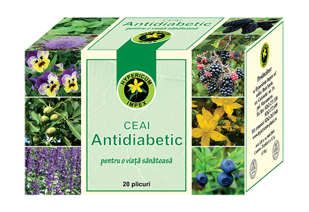 Ceai antidiabetic 20dz - HYPERICUM PLANT