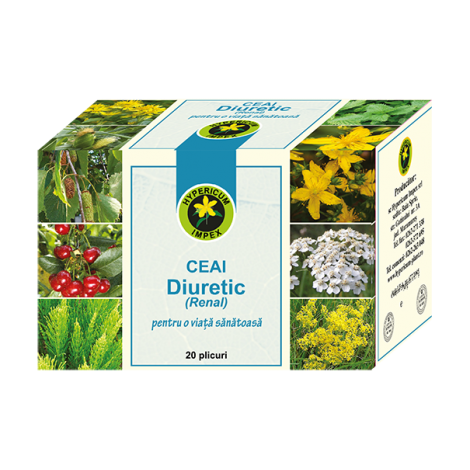 Ceai diuretic 20dz - HYPERICUM PLANT