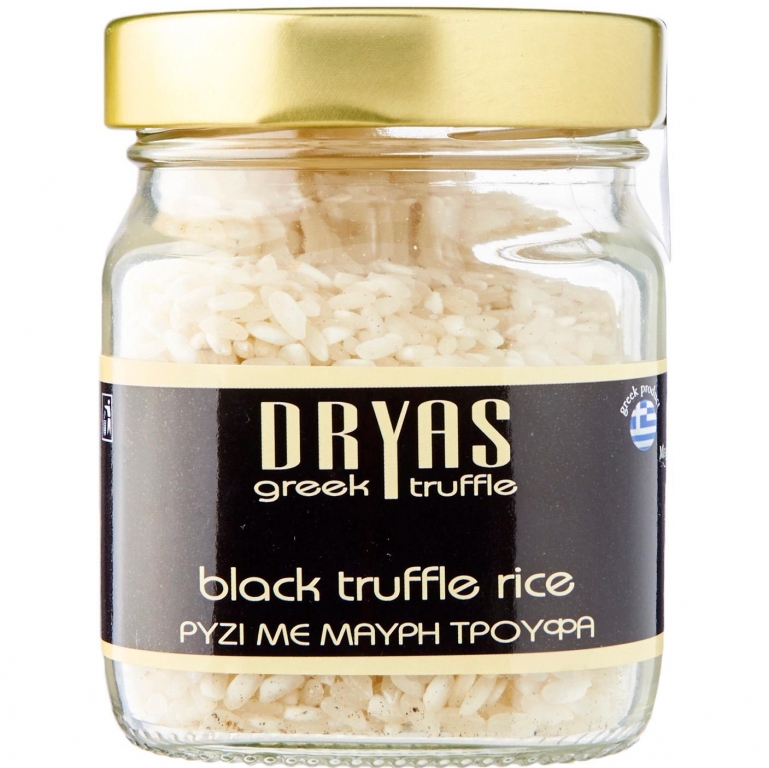 Orez trufe negre 200g - DRYAS GREEK TRUFFLE