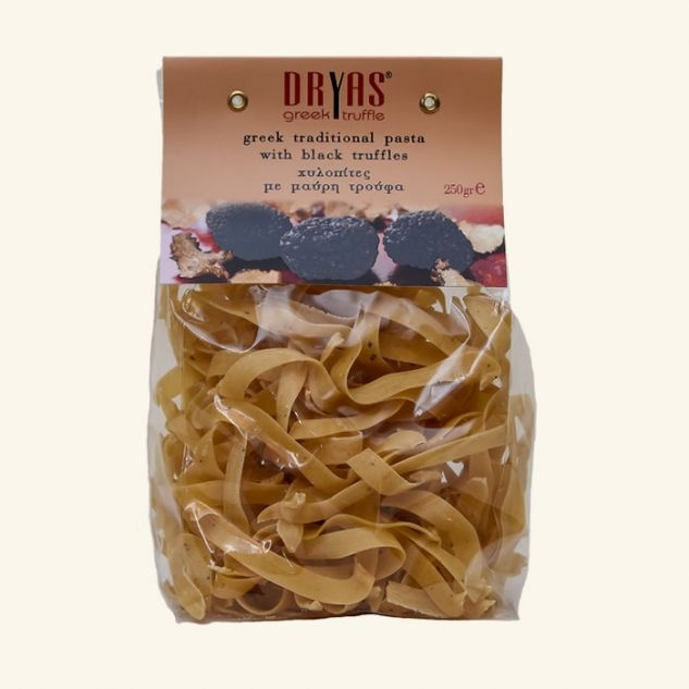 Paste tagliatelle grau trufe negre 250g - DRYAS GREEK TRUFFLE