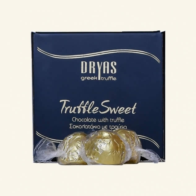 Bomboane ciocolata neagra trufe negre 150g - DRYAS GREEK TRUFFLE