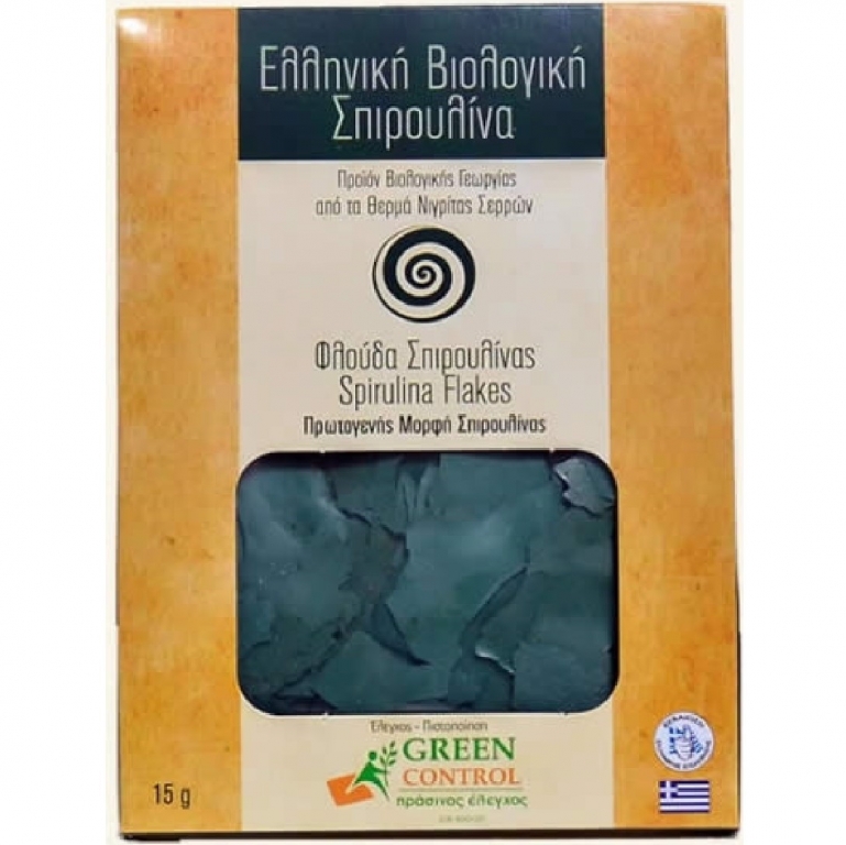 Fulgi spirulina bio 15g - SPIRULINA LINE