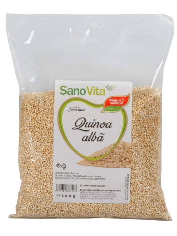 Quinoa alba boabe 500g - SANOVITA