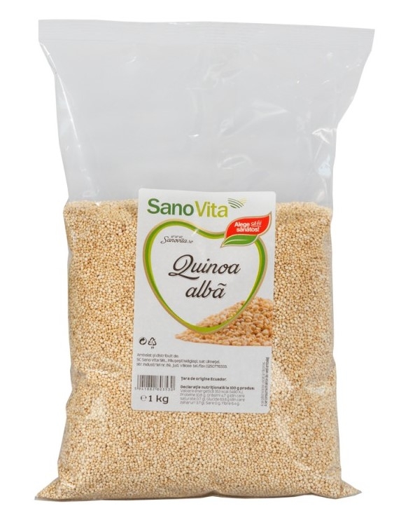 Quinoa alba boabe 1kg - SANOVITA