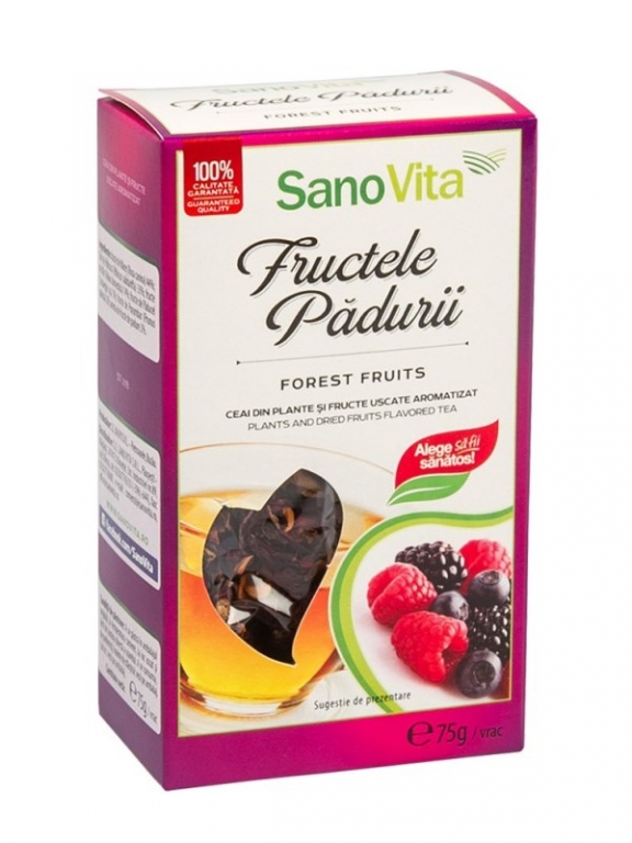 Ceai fructele padurii 75g - SANOVITA