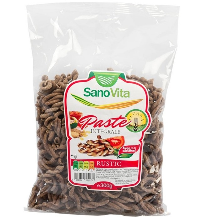 Paste gemelli secara integrala Rustic 300g - SANOVITA