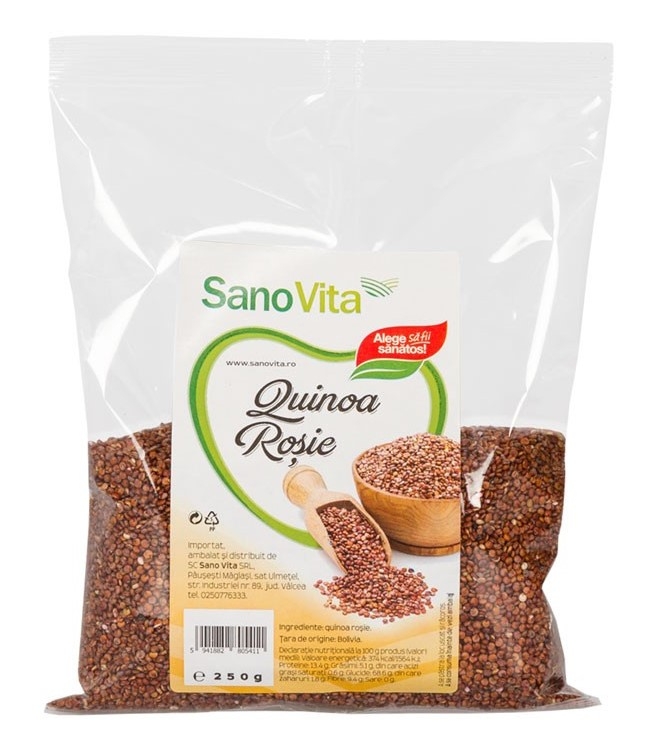 Quinoa rosie boabe 250g - SANOVITA