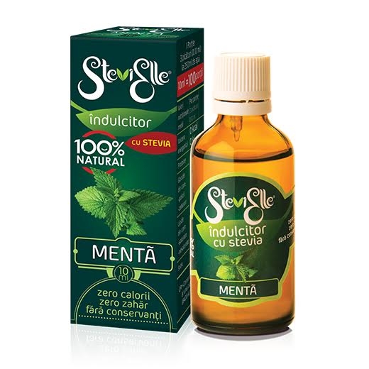 Stevie indulcitor lichid menta 10ml - STEVIELLE