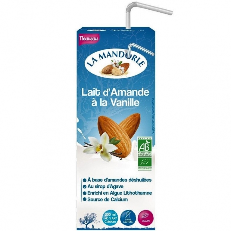 Lapte migdale vanilie 200ml - LA MANDORLE