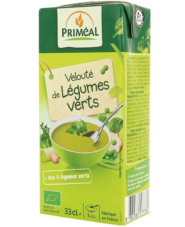 Supa crema legume verzi eco 330ml - PRIMEAL