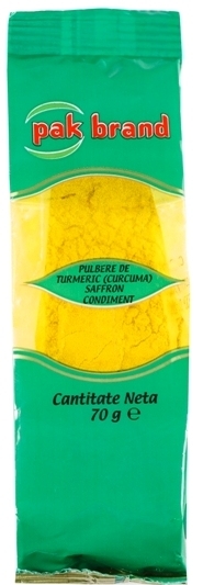 Condiment turmeric macinat 70g - FRUKT LAND