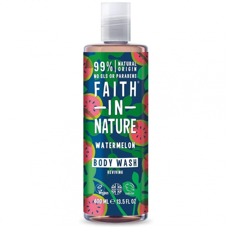 Gel dus spumant baie pepene 400ml - FAITH IN NATURE