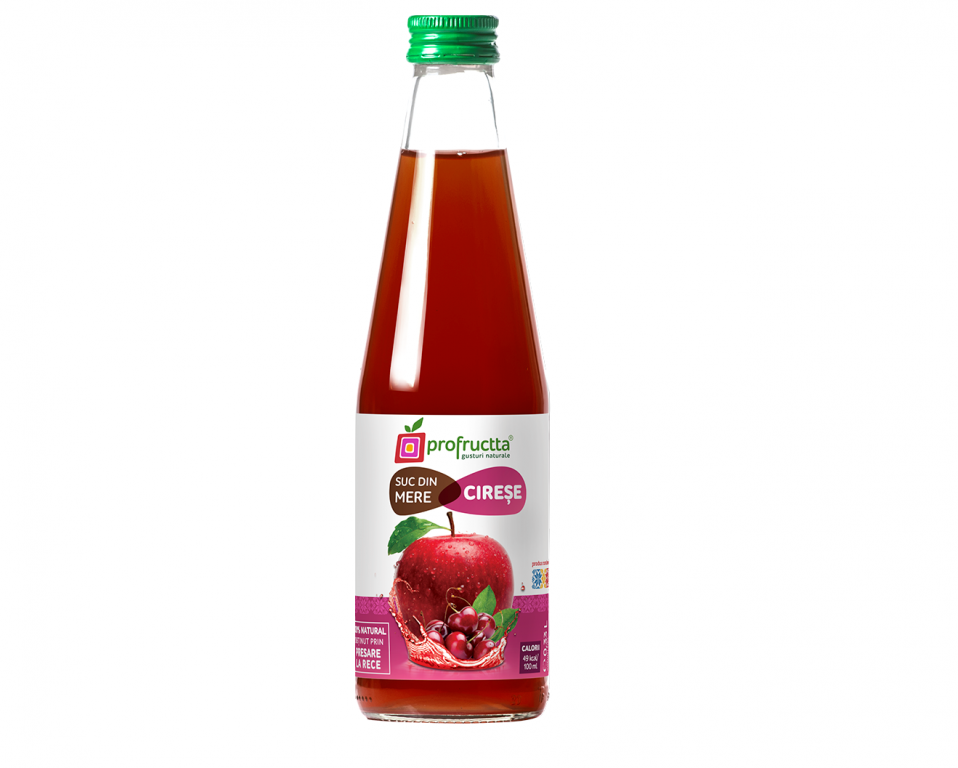 Suc mere cirese natural 330ml - PROFRUCTTA