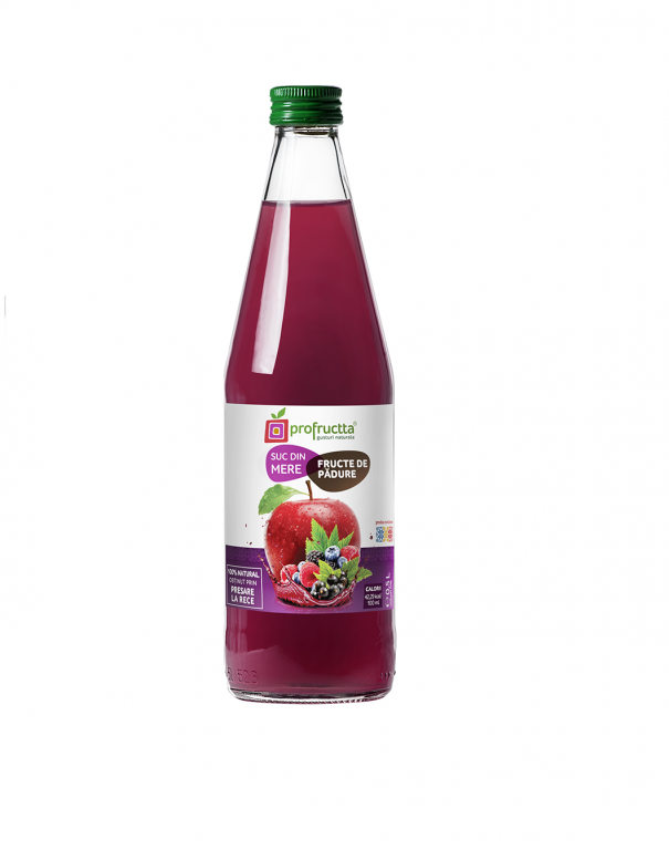 Suc mere fructe padure natural 500ml - PROFRUCTTA