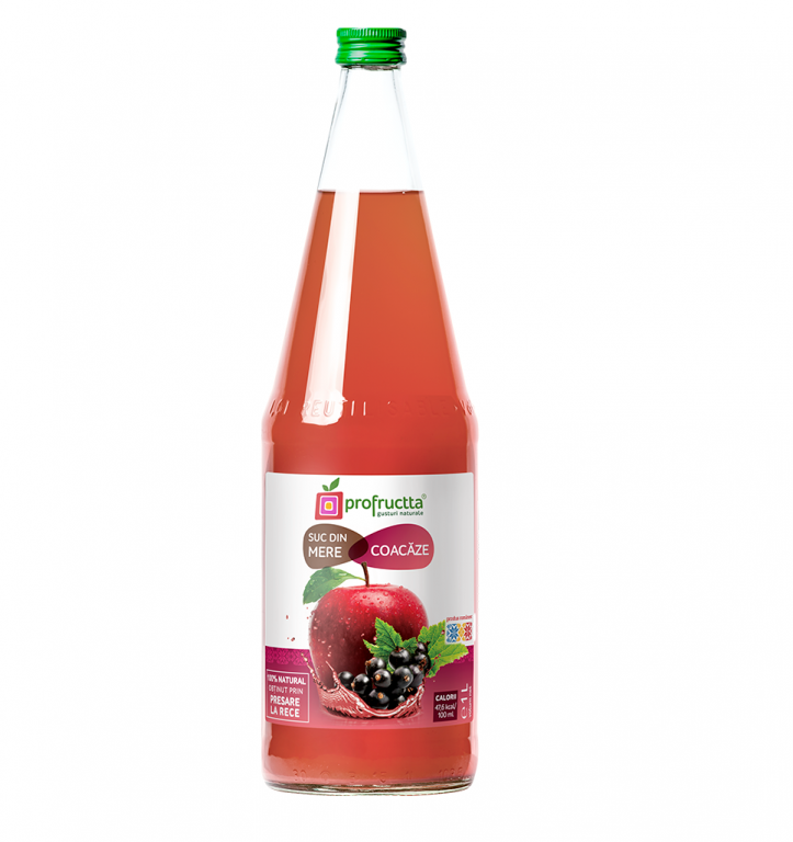 Suc mere coacaze natural 1L - PROFRUCTTA