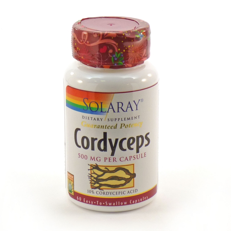 Cordyceps 500mg 60cps - SOLARAY