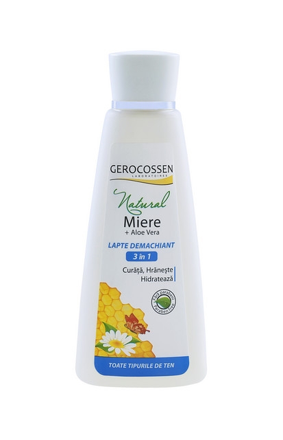 Lapte demachiant 3in1 Natural 200ml - GEROCOSSEN