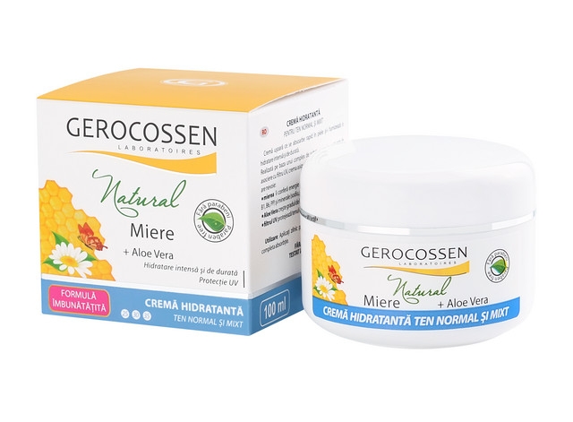 Crema zi hidratanta ten normal/mixt Natural 100ml - GEROCOSSEN