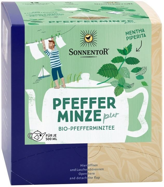 Ceai menta pur piramide eco 12dz - SONNENTOR