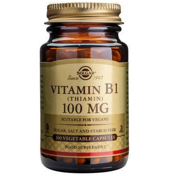 Vitamina B1 100mg 100cps - SOLGAR