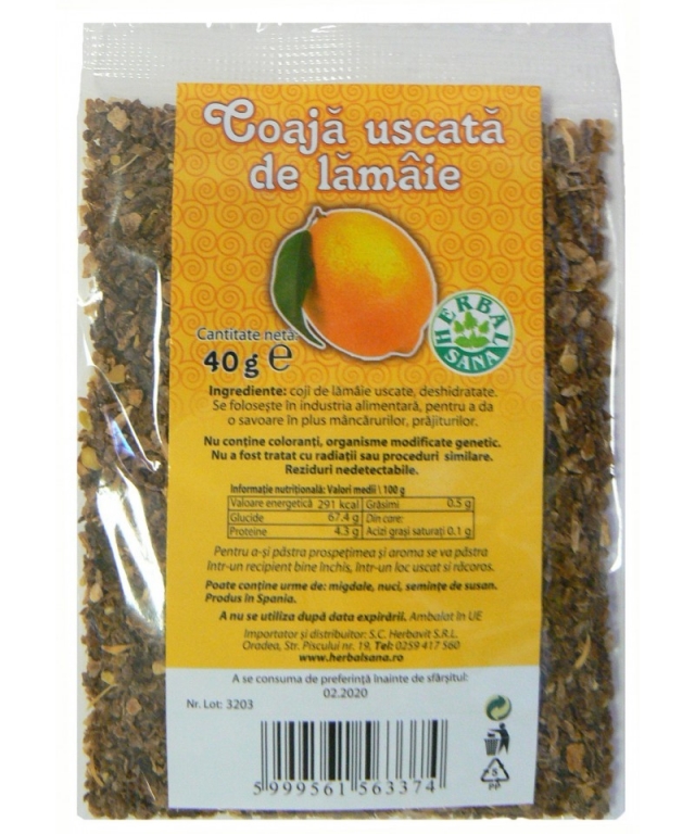 Coaja lamaie uscata 40g - HERBAL SANA