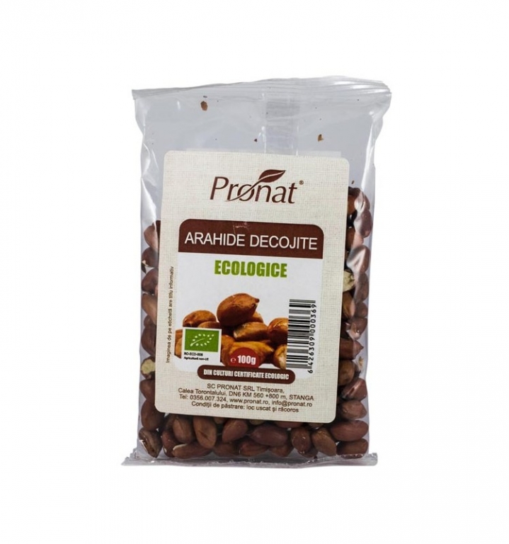 Arahide crude decojite eco 100g - PRONAT