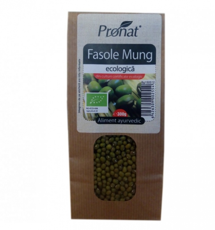 Fasole mung boabe eco 300g - PRONAT