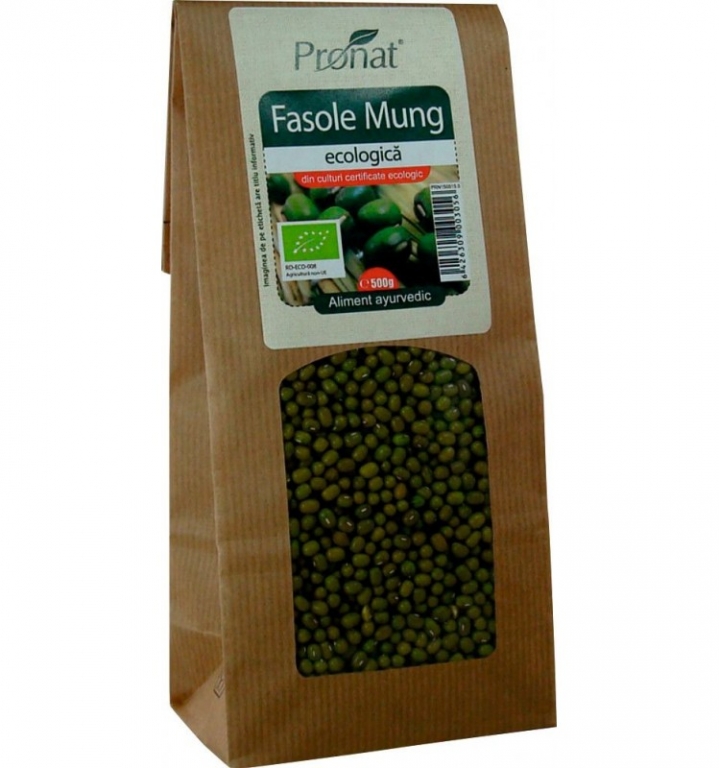 Fasole mung boabe eco 500g - PRONAT