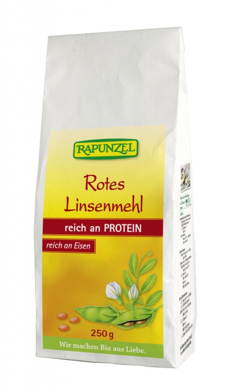 Faina linte rosie eco 250g - RAPUNZEL