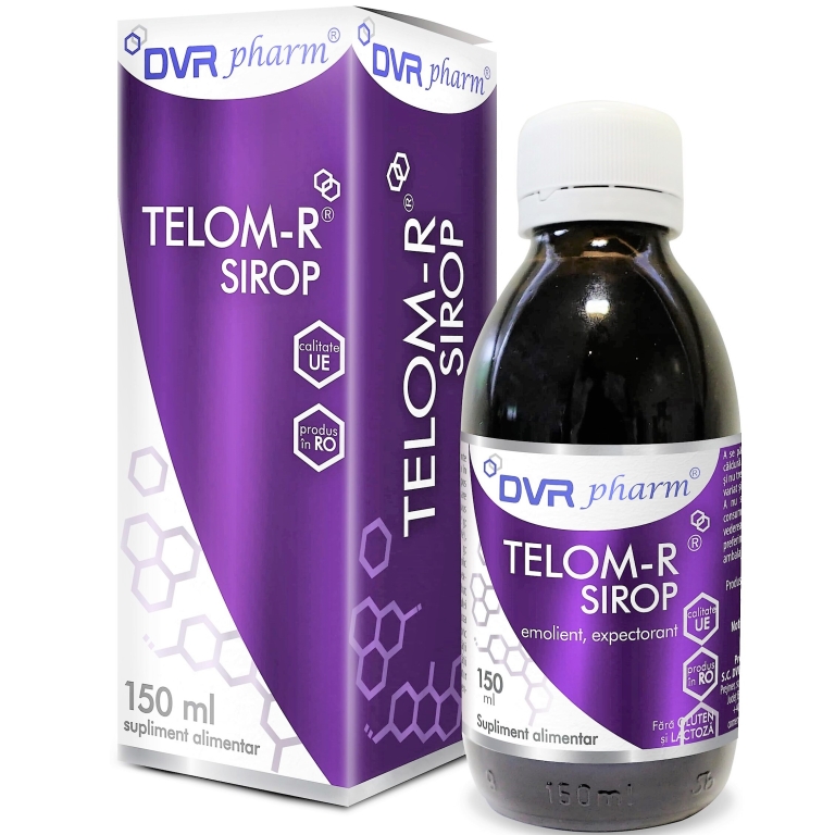 Sirop emolient expectorant Telom R adulti 150ml - DVR PHARM