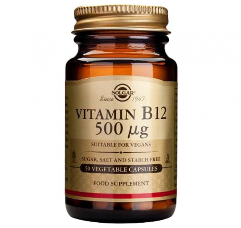 Vitamina B12 [cianocobalamina] 500mcg 50cps - SOLGAR