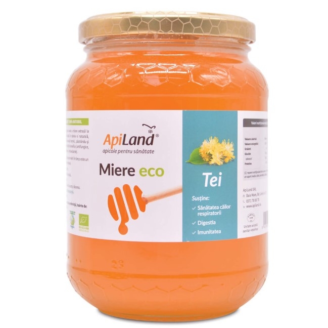 Miere tei cruda eco 500g - APILAND