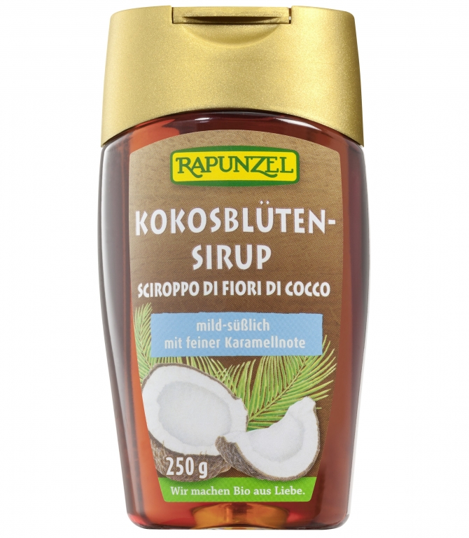 Sirop flori cocos bio 250g - RAPUNZEL