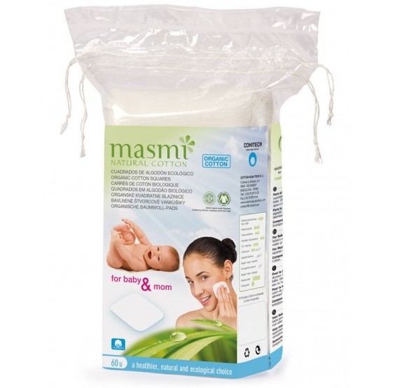 Dischete ingrijire bebe&mami bumbac organic 60b - MASMI