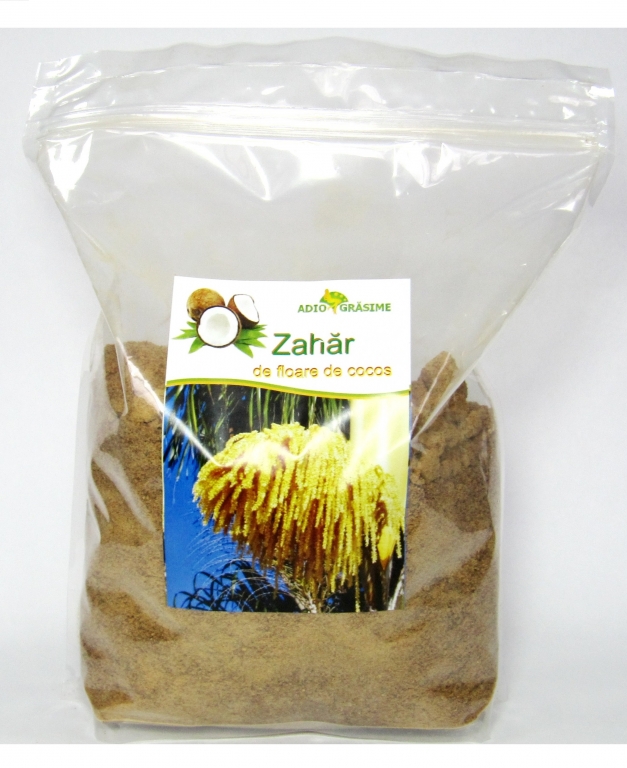 Zahar floare cocos 1kg - ADIO GRASIME