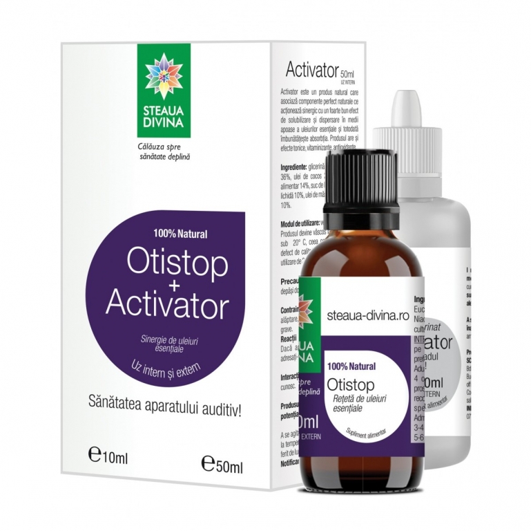 Kit Otistop 10ml+activator 50ml - SANTO RAPHAEL