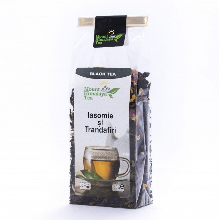 Ceai negru iasomie trandafiri 50g - MOUNT HIMALAYA TEA